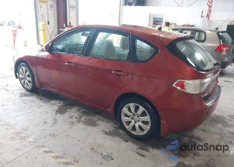 2009 Subaru Impreza 2.5I z USA, uszkodzony, nr VIN JF1GH61699H813368
